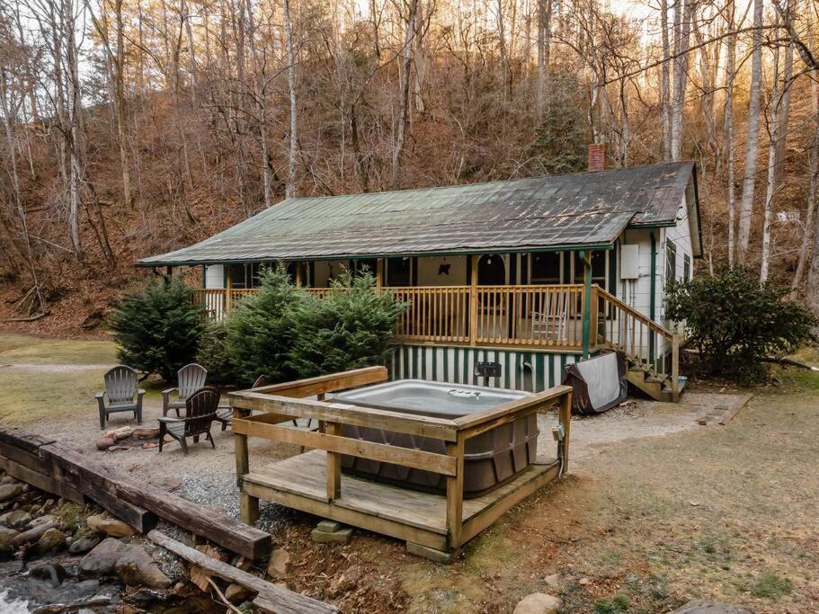 Creekside 1920'S Farmhouse Villa Bryson City Luaran gambar
