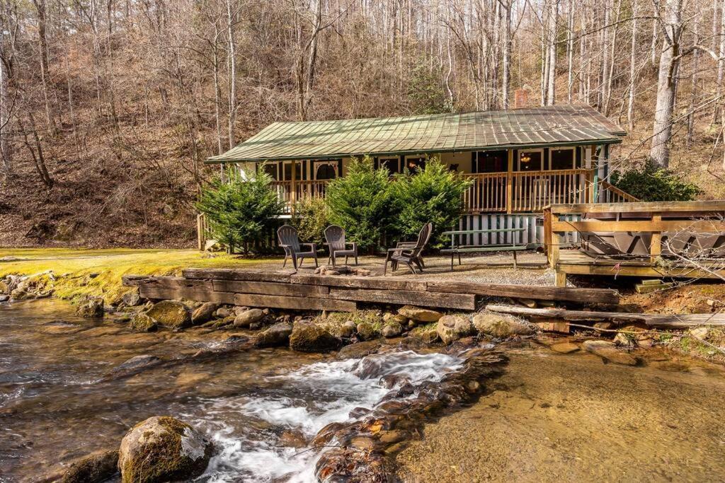 Creekside 1920'S Farmhouse Villa Bryson City Luaran gambar