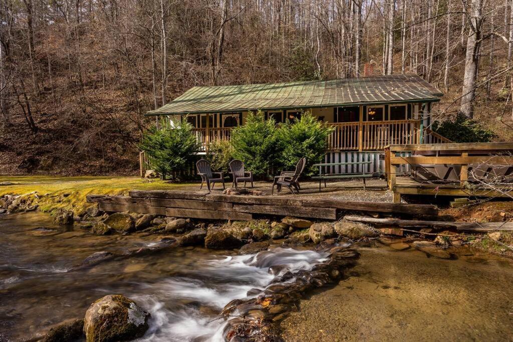 Creekside 1920'S Farmhouse Villa Bryson City Luaran gambar